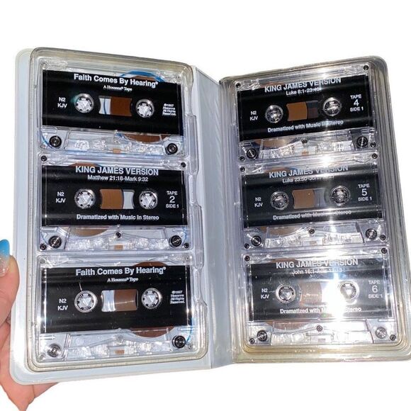 Faith Comes By Hearing Boxed Set of 12 Casette Tapes King James Version - Picture 3 of 4